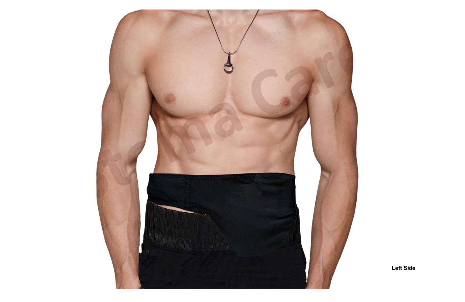 Neoprene VERTICAL Stoma Support Belt ileostomy Ostomy Colostomy Hernia Urostomy