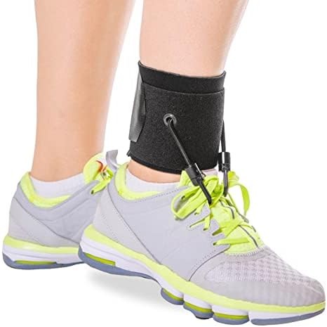 BraceAbility AFO Foot Drop Brace – Adjustable Soft Ankle Foot Orthosis Drop Foot