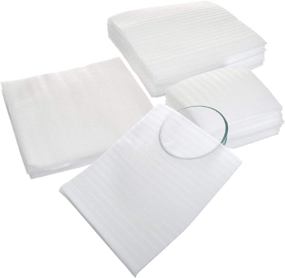 60 Pack Foam Pouches, 3 Sizes Thick Cushion Wrap Pouches Foam Wrap Sheets Packin