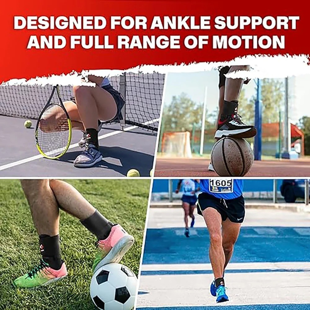 Adjustable Ankle Brace Protective Guards Splint Stabilizer Tendonitis Recovery