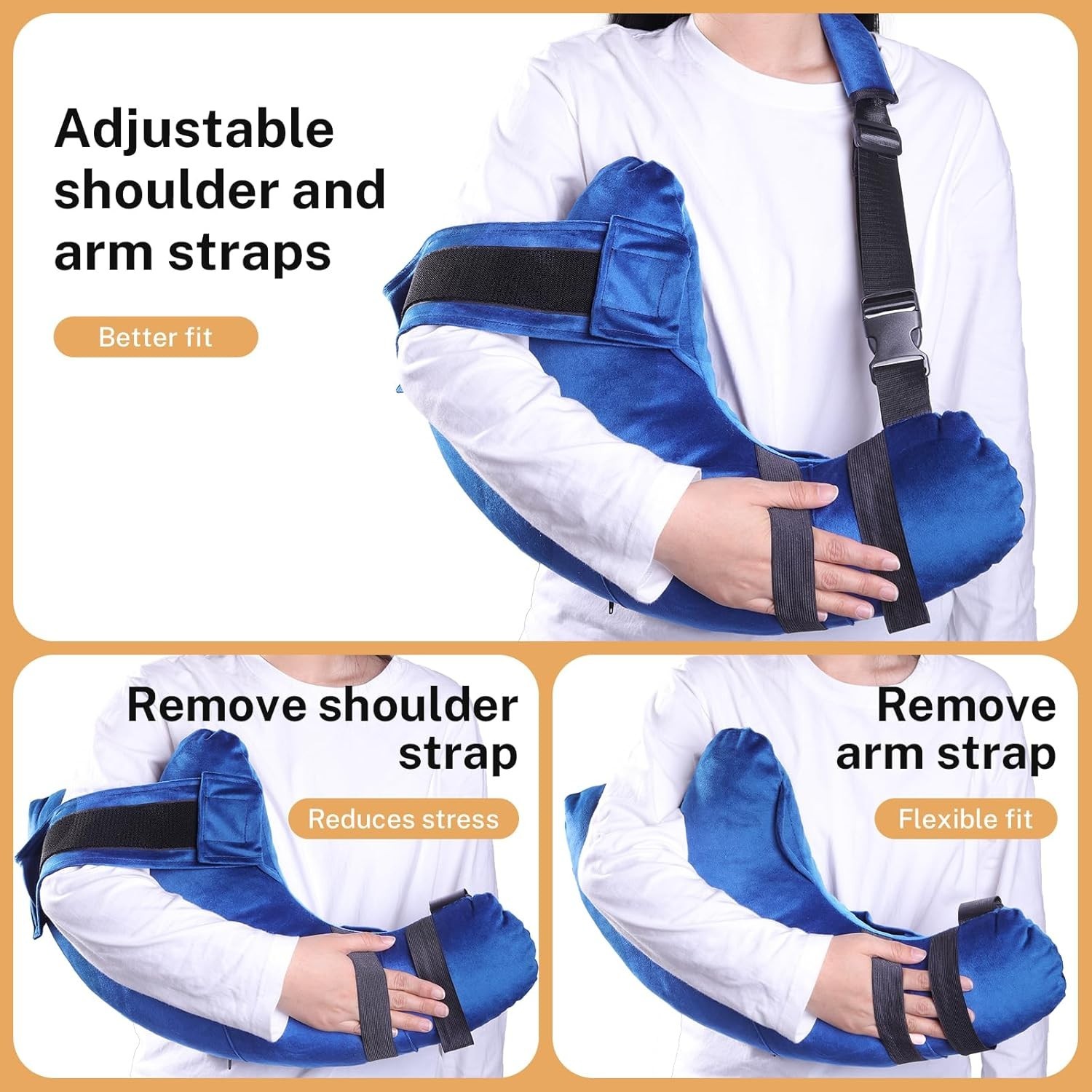 Rotator Cuff Pillow Post Surgery Arm Sling Side Sleeper Shoulder Pain Relief