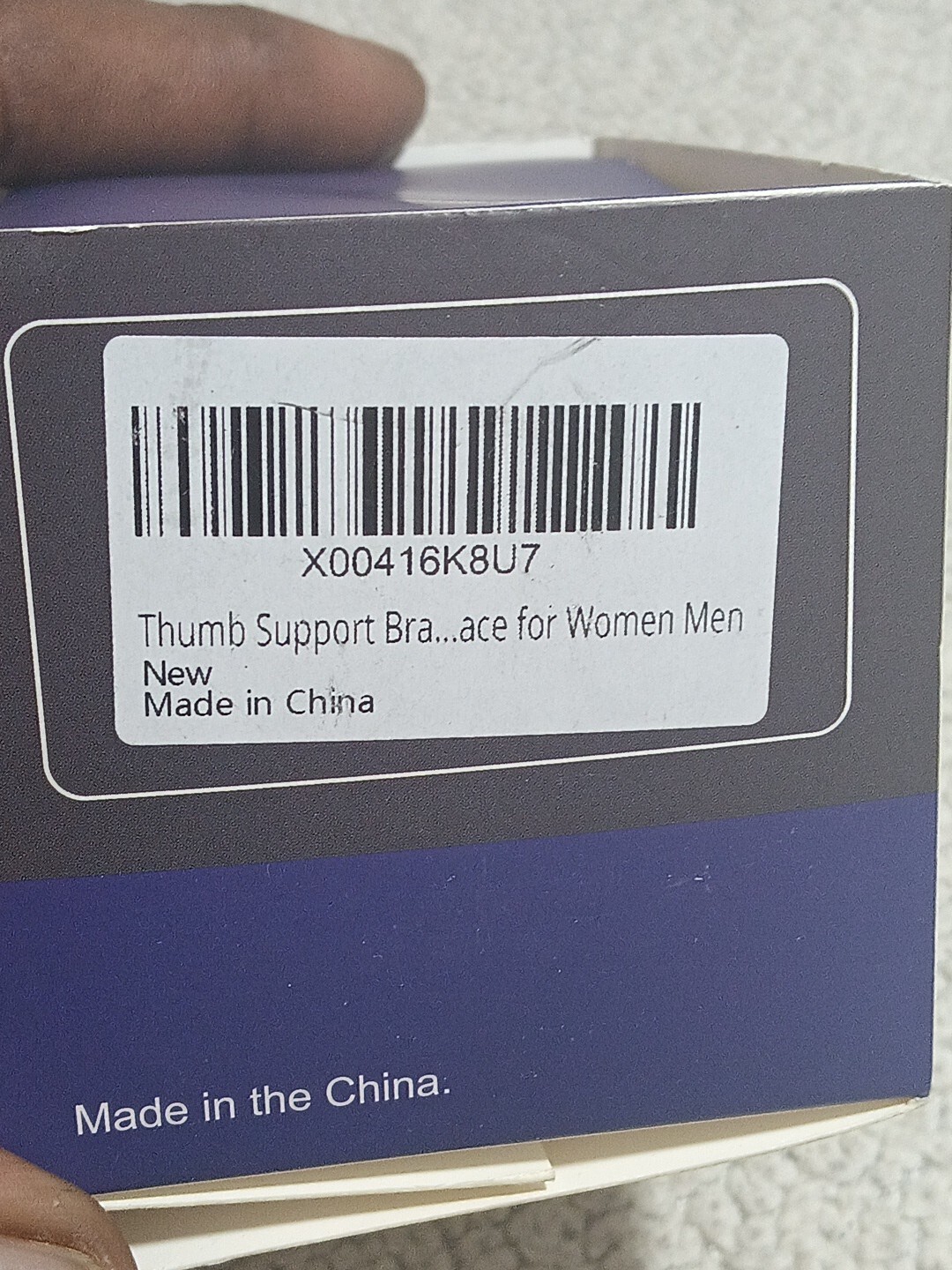 Thumb CMC Orthosis Splint Brace, Comfort Cool Splint Right