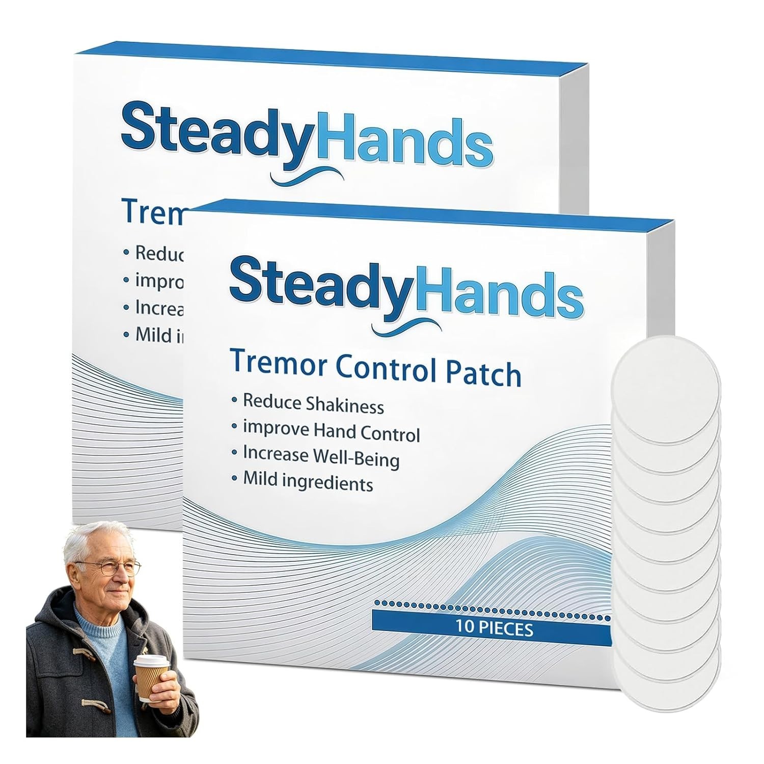 Portable Hands Tremor Relief Patches – Easy Application & Long-Lasting Comfort