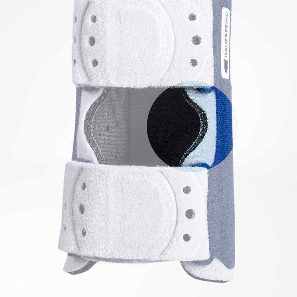 Bauerfeind Wrist Brace Stabilization Wristband Manuloc Long Blue/Grey
