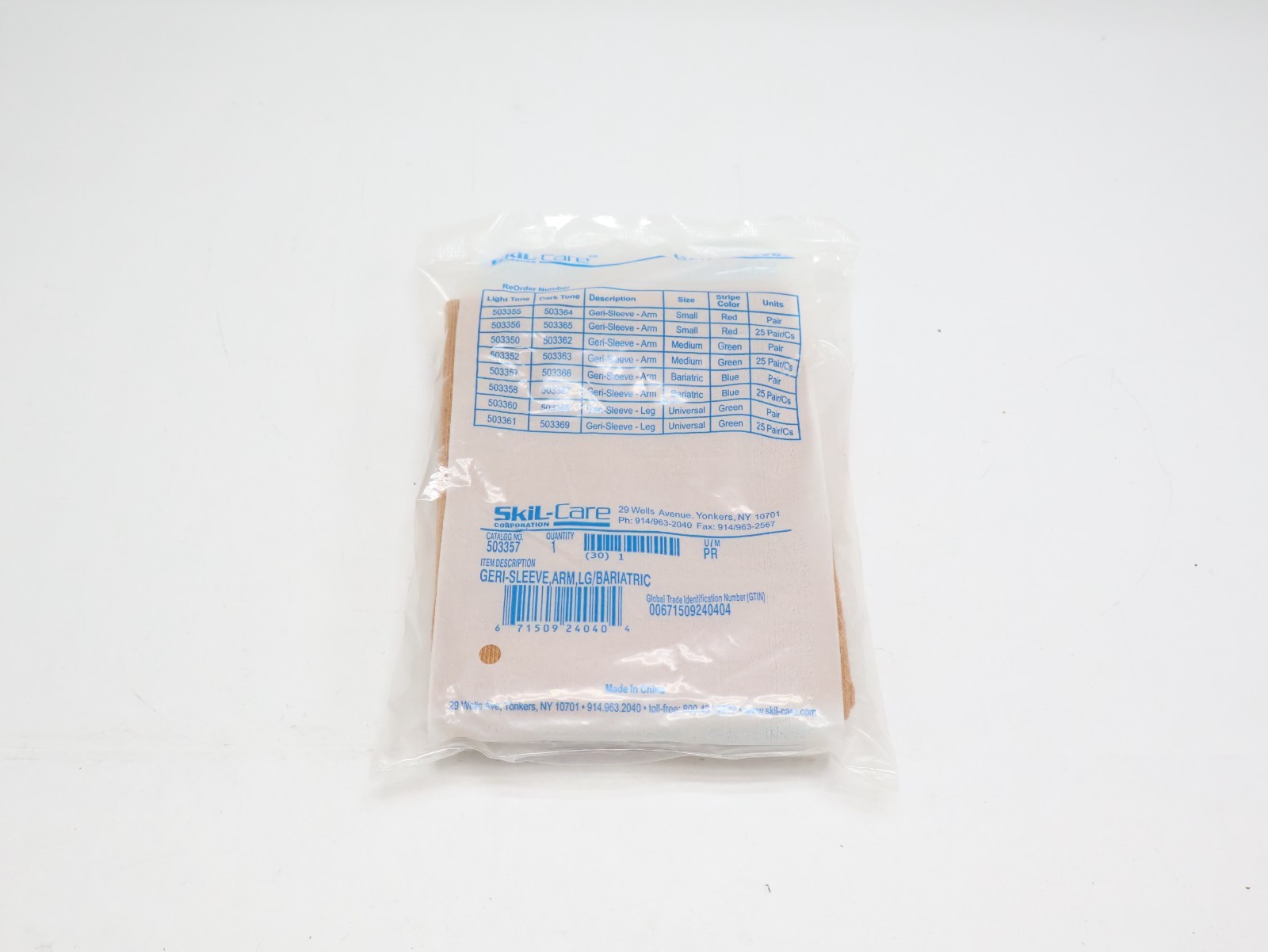 Skil-Care Geri-Sleeve Arm Protectors Large/Bariatric Sensitive Skin