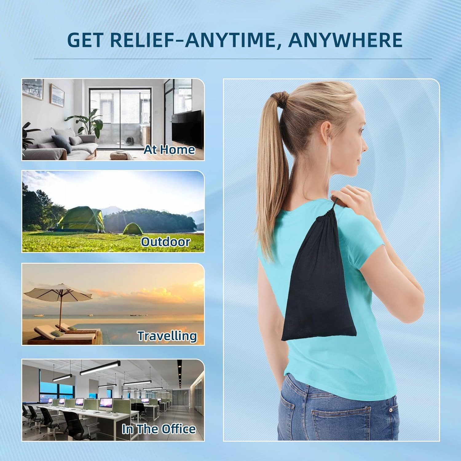 Cervical Neck Traction Device Over-The-Door,Portable Neck Stretcher,Effective Ho