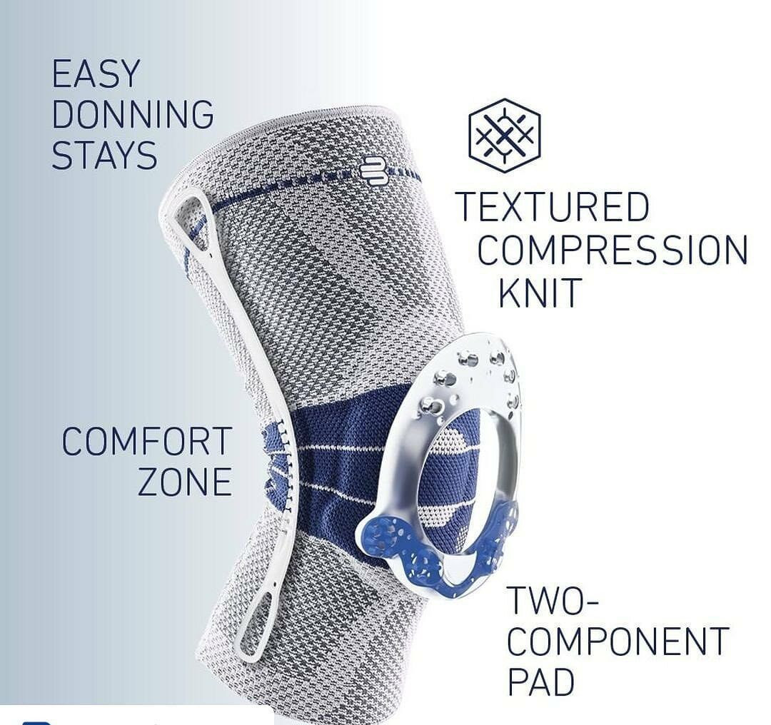 Bauerfeind GenuTrain Size 3 Comfort Knee Joint Brace Patella Support Sleeve ACL