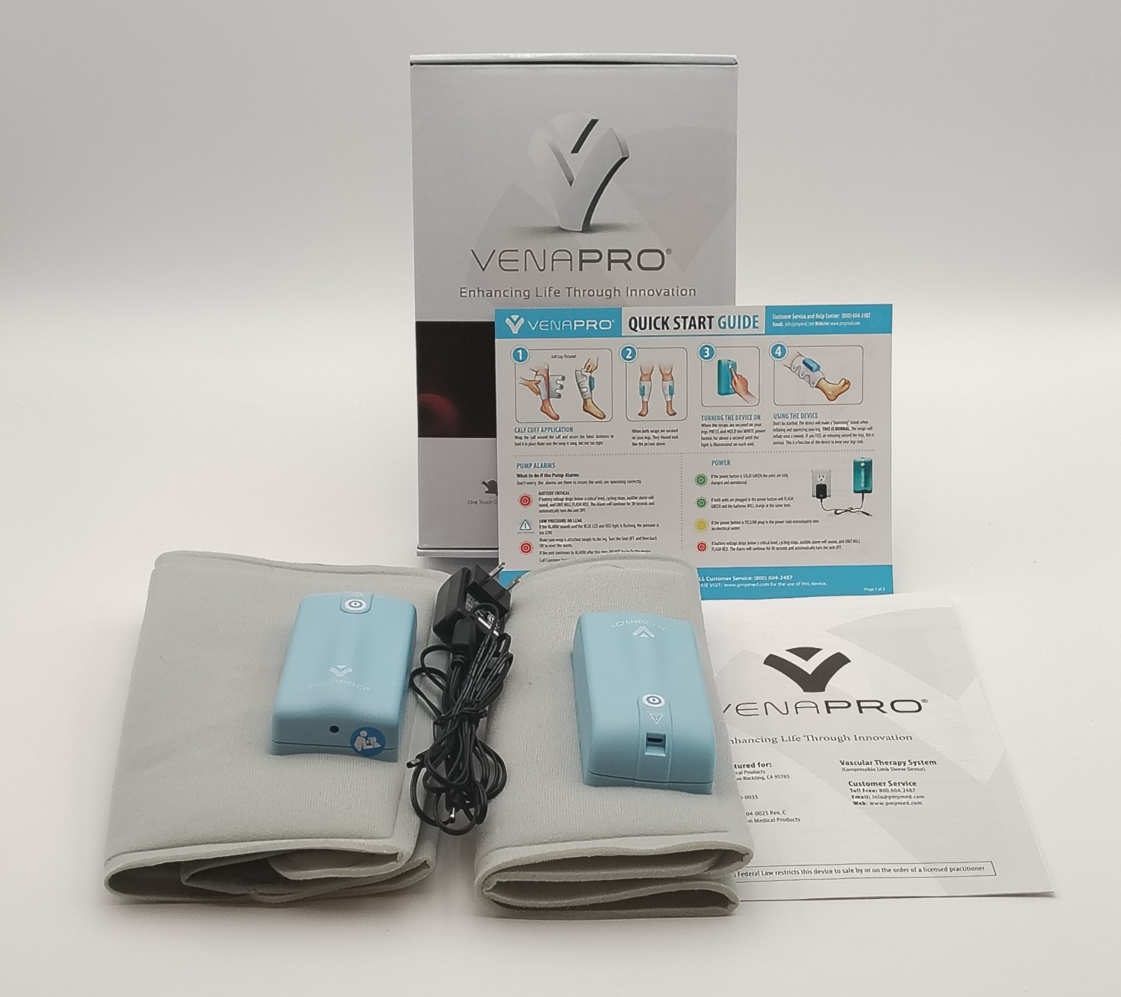 VenaPro Dual Leg Compression | Pneumatic Compression System | Model 08-0035