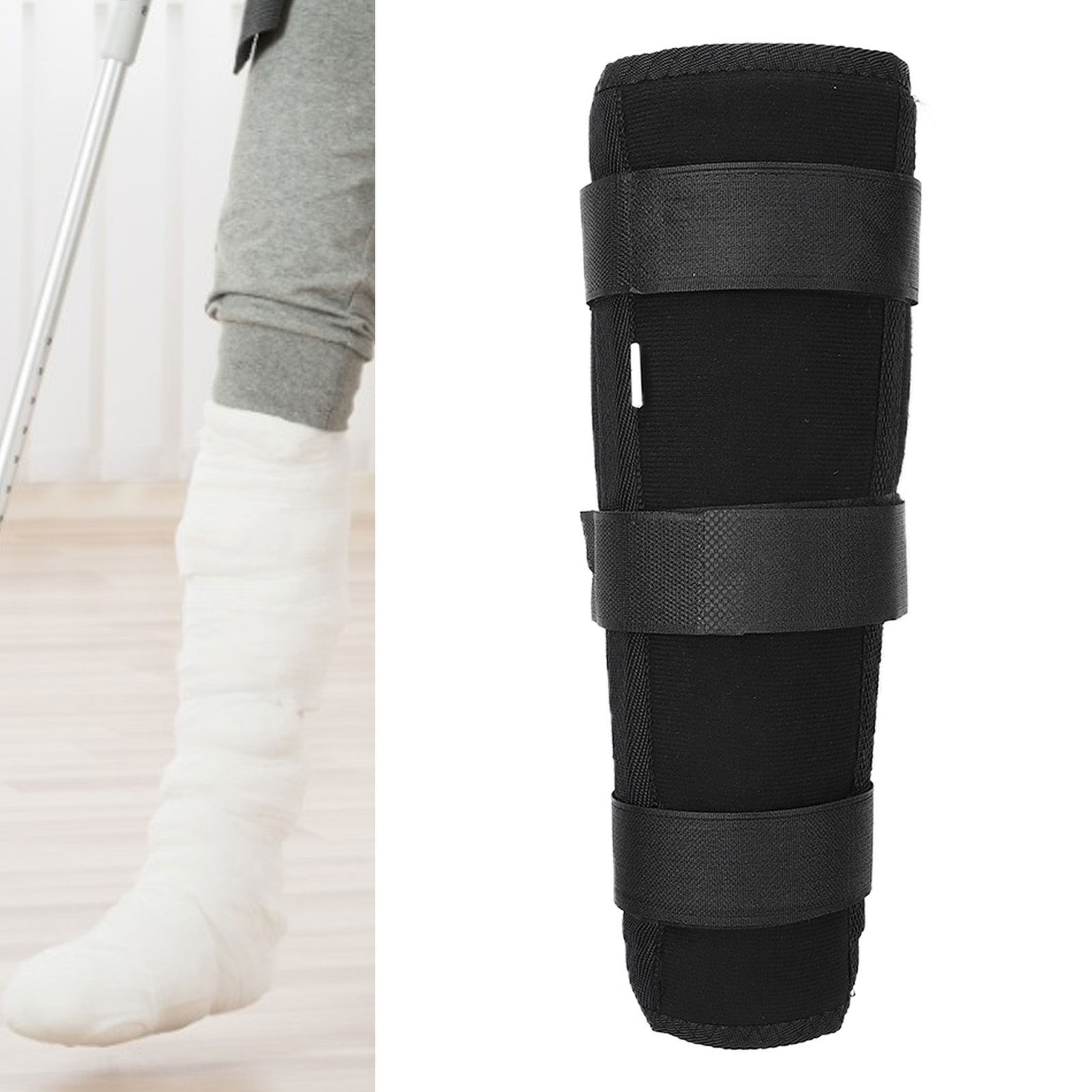 Shank Calf Fixed Stabilizer Splint Shank and Fibula Protector Tibia Strap L WT