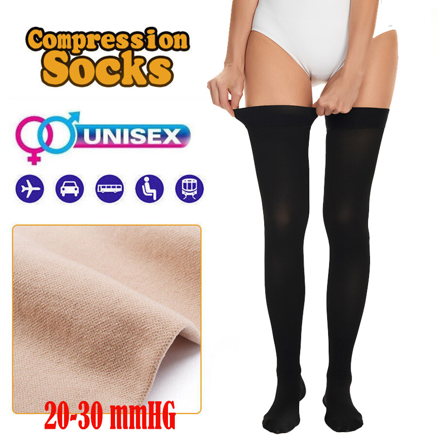 Comfortable Unisex Compression Socsk Stockings Gradient 20-30mmHg Support Hose