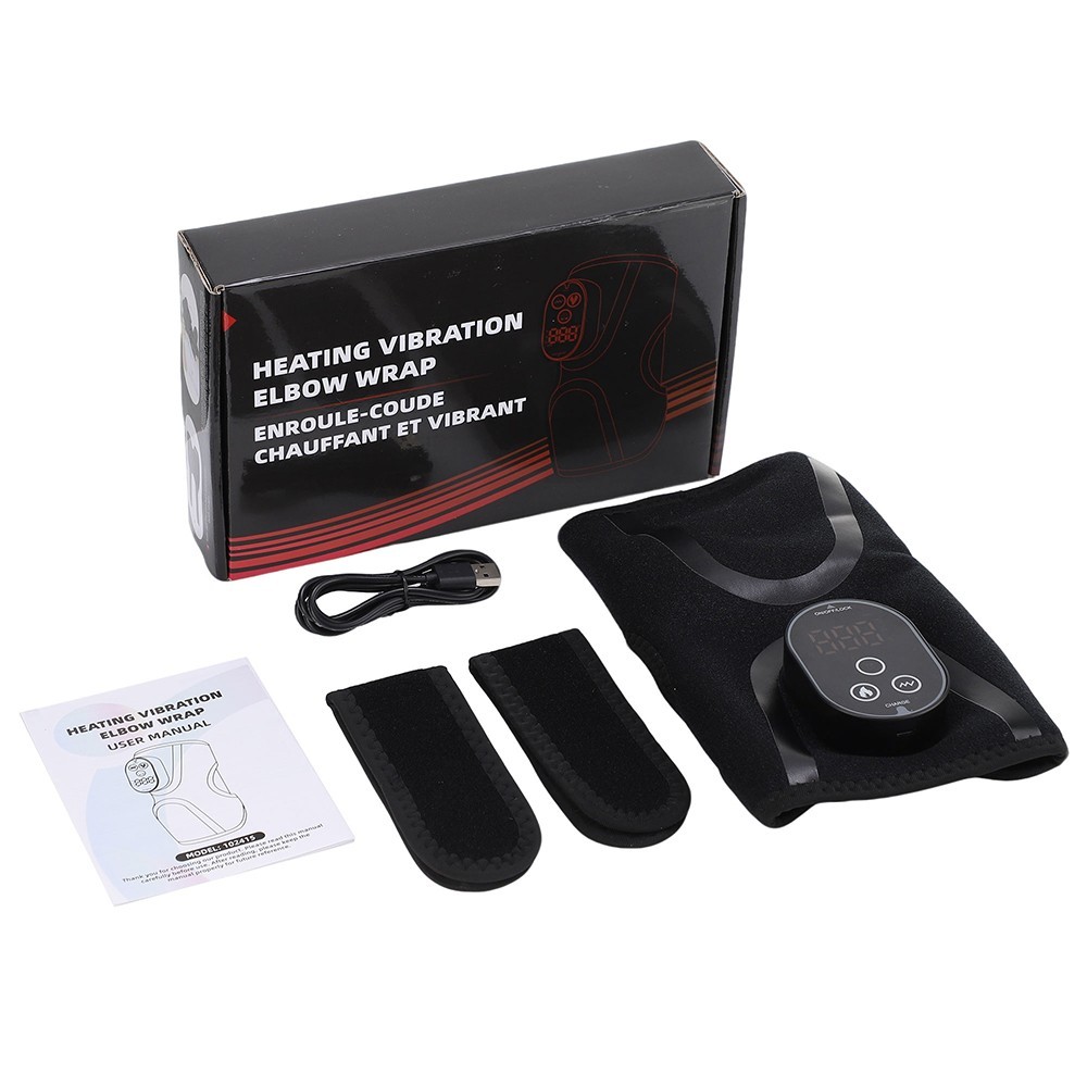 Cordless Elbow Massager for Pain Relief,3000mAh Rechargeable Timer,5 Heat Levels
