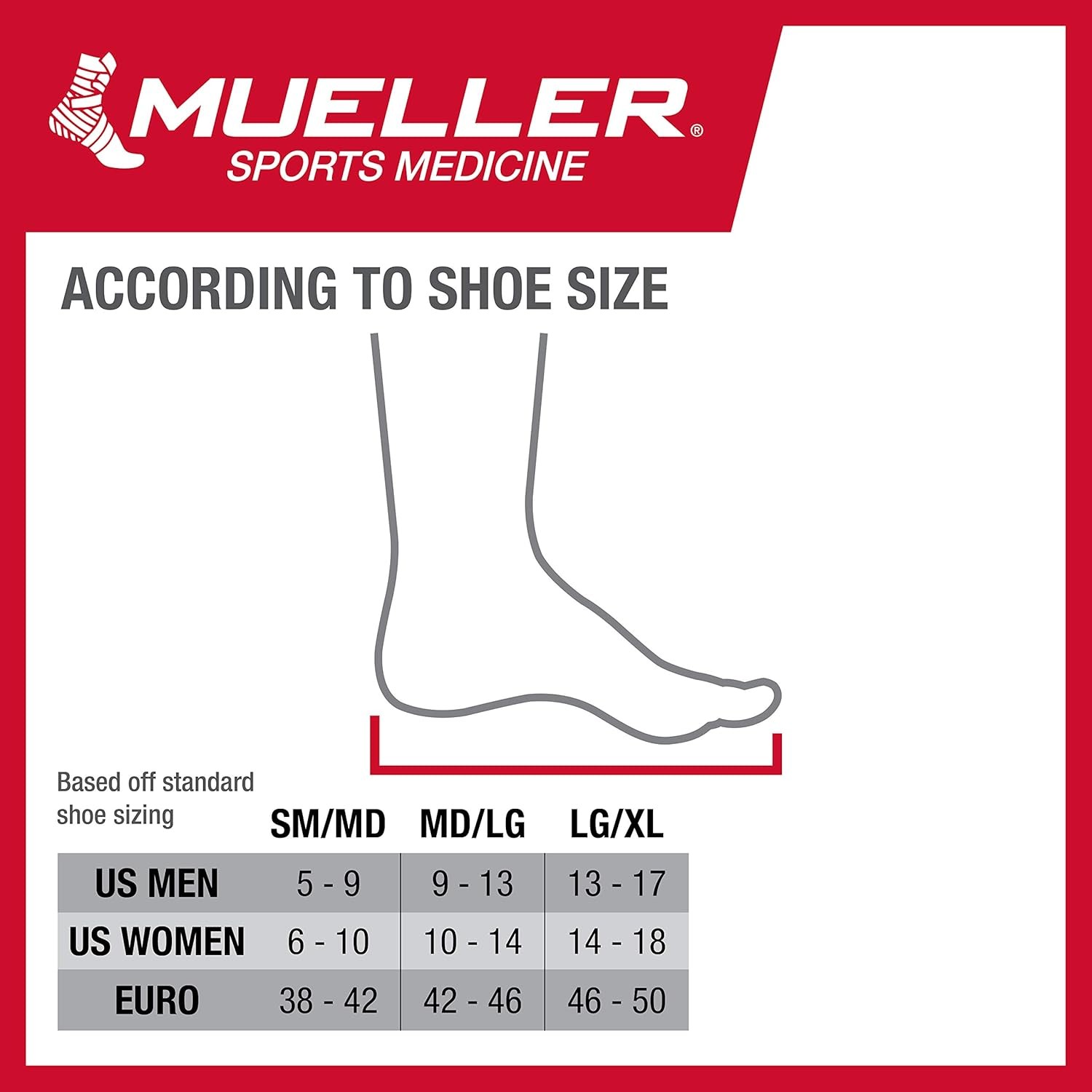 MLR 4-Way Stretch Premium Knit Ankle Support Thermo Reactive Technology, Small/M
