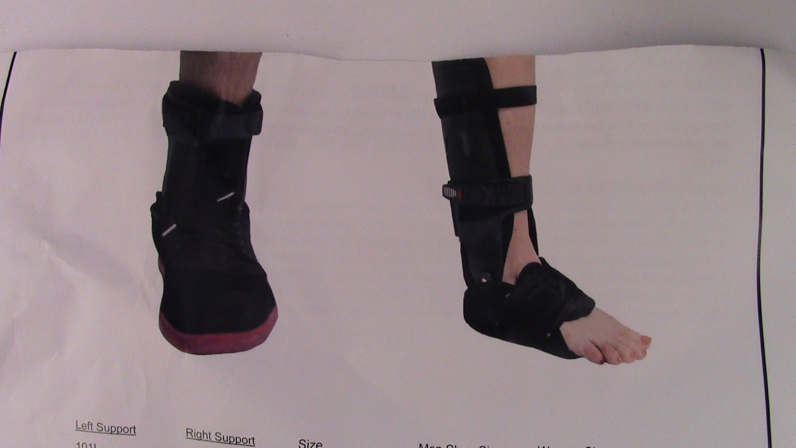 Proline PL-71 Size MEDIUM (M) Ankle Support Brace LEFT FOOT Plus Ext. Panel.