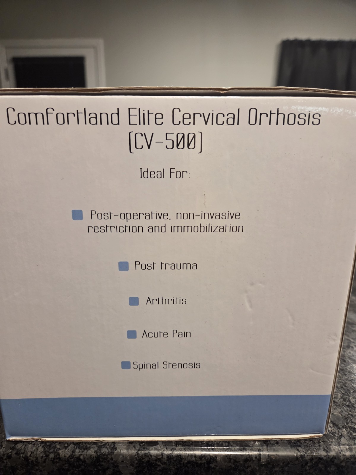 Cervical Collar Comfortland Elite Cervical Orthosis CV-500 Maximum Neck Brace