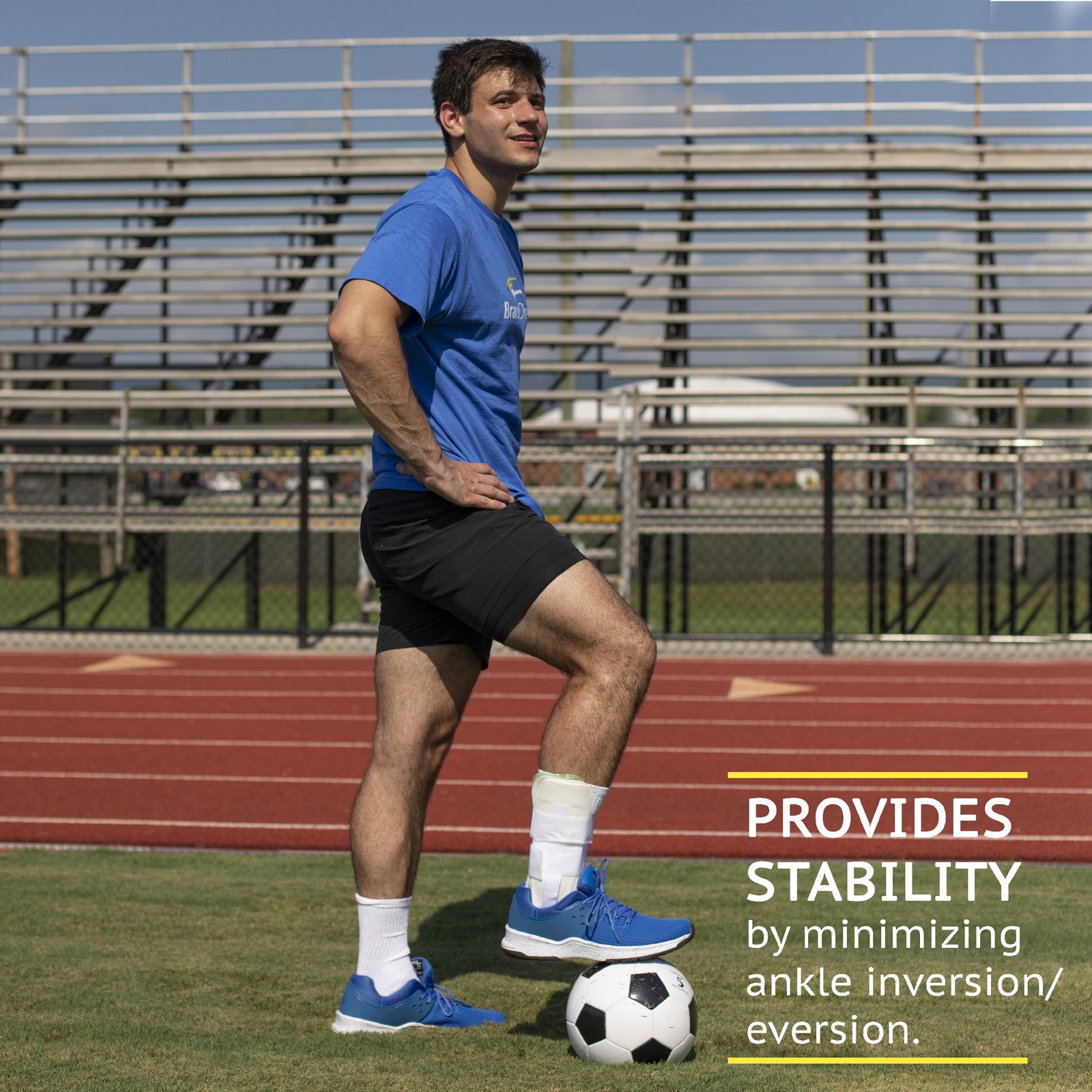 Air Ankle Stirrup Splint Brace to Stabilize Ankle for Sprains & Injury