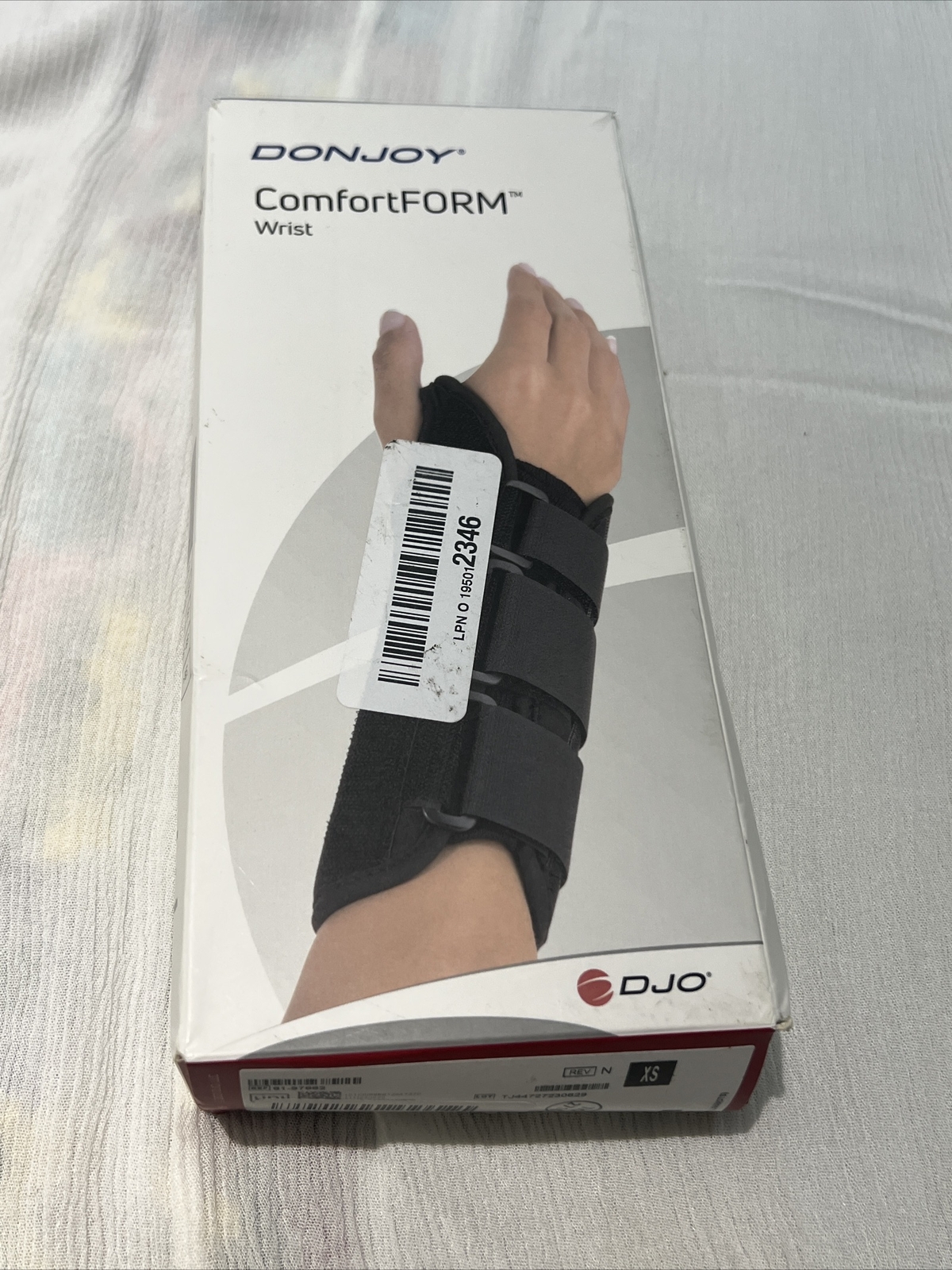 DONJOY COMFORT FORM WRIST SUPPORT BRACE SMALL RIGHT HAND Open Box Xs