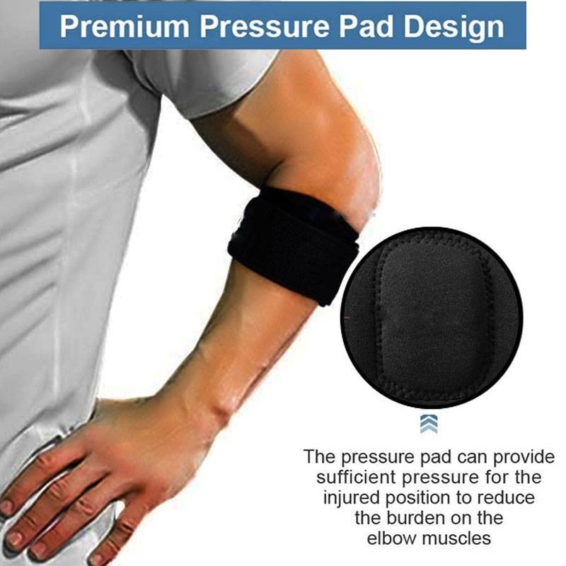 Elbow Support Strap Brace Pad Tennis Golfers Epicondylitis Clasp Protector Band