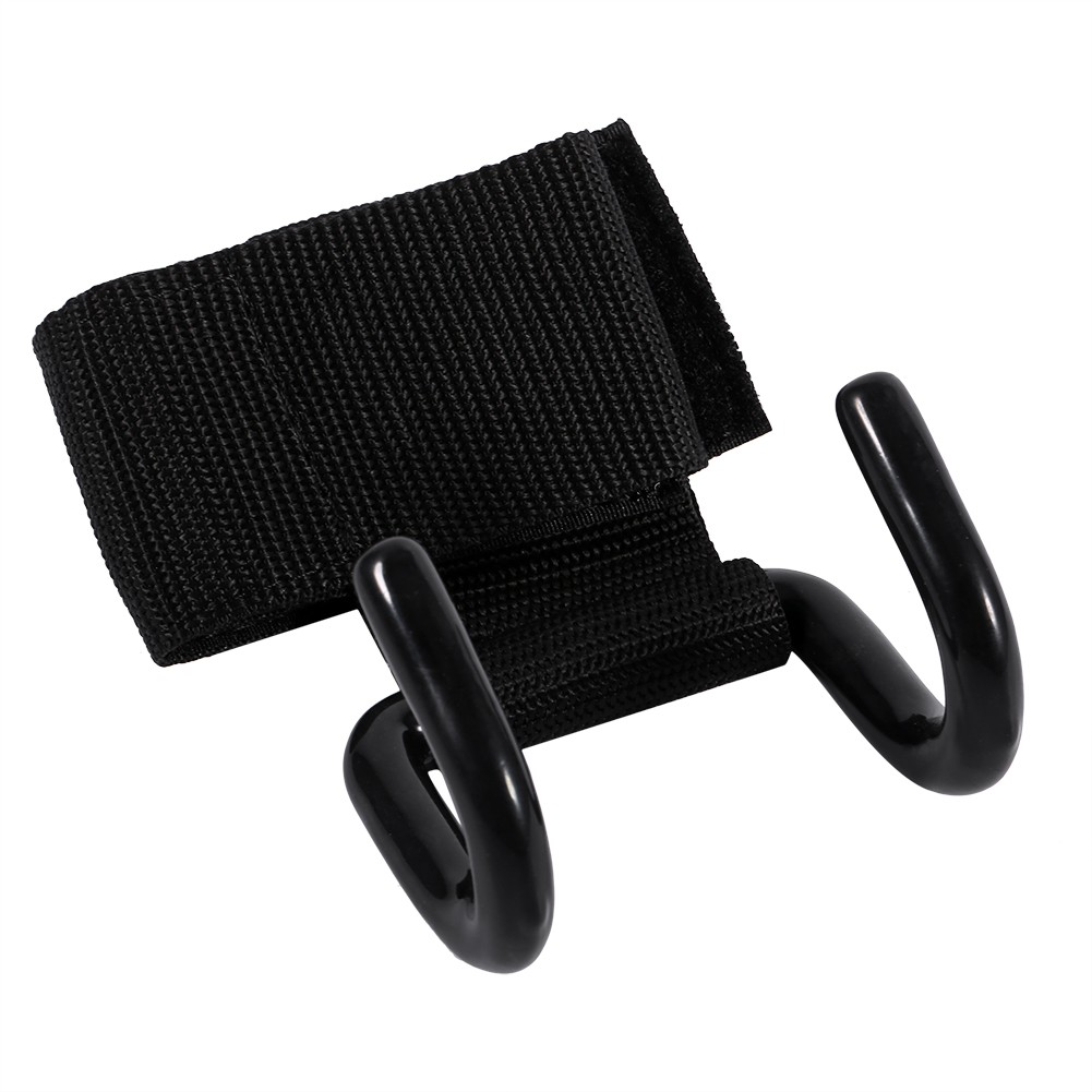 Black Weight Lifting Training Wrist Support Bandage Strap Hook Gym Hook Grip NEW