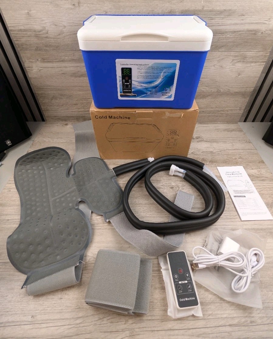 Cooler-Tyu Cold Therapy Machine, 3000Mah Battery, 8.5 Qt Portable Ice