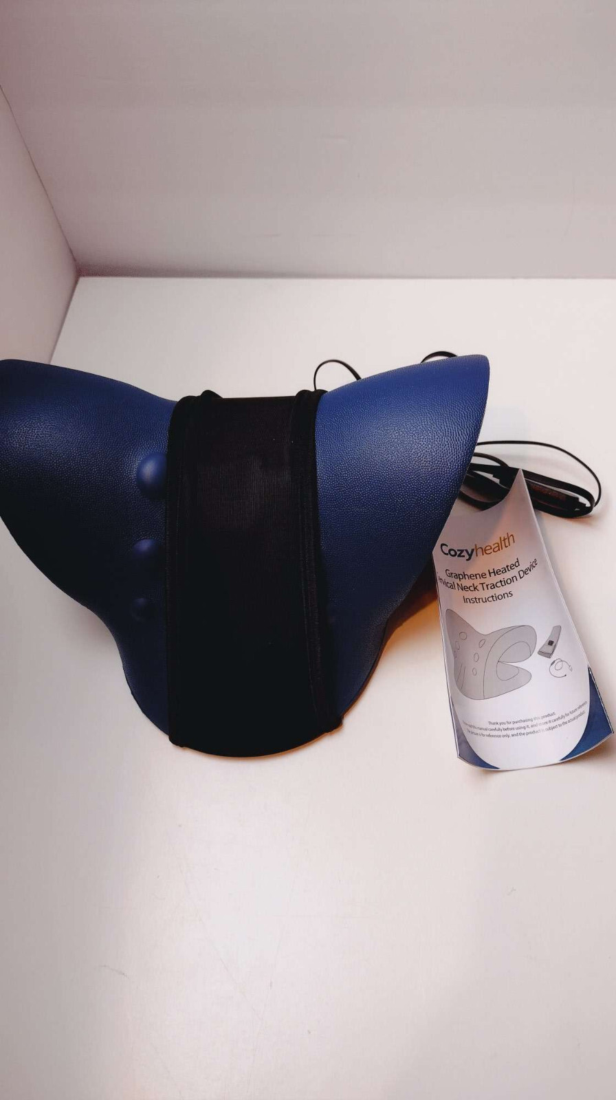 Neck Stretcher for Neck Pain Relief Heated Cervical Traction Device Pillow