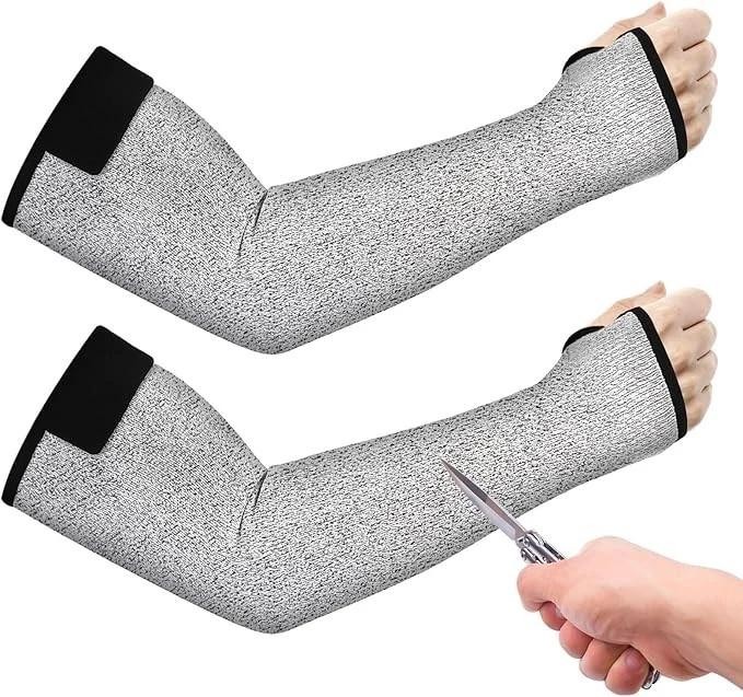Cut Resistant Sleeves 1 Pair Protective Sleeves for Arm Protectors for Thin Skin