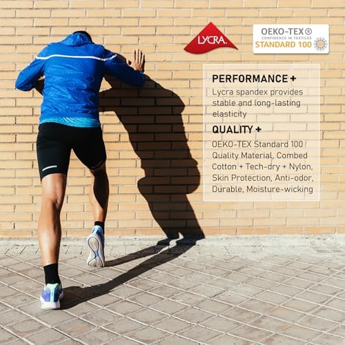 Cushioned Compression Sport Large 4-pairs (Black2,grey2,royal Blue2,white2)