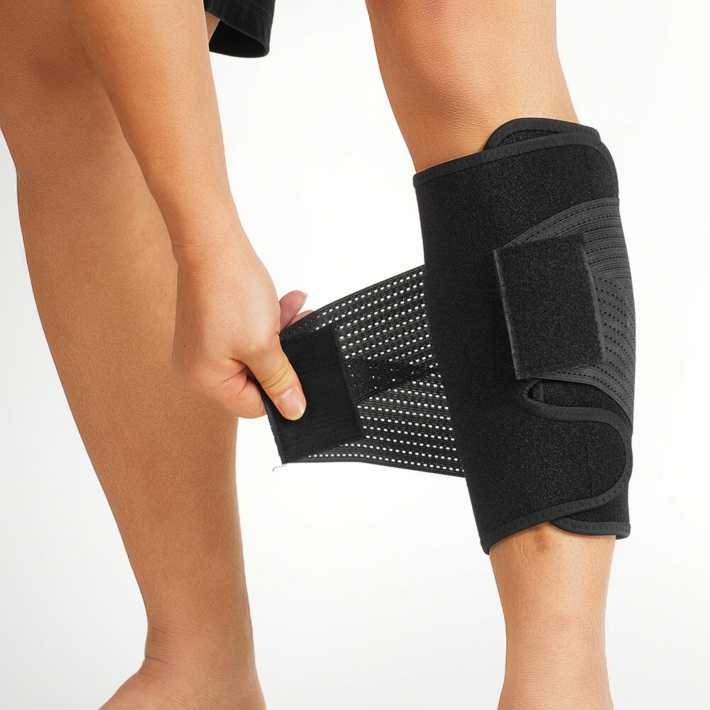 Calf Support Brace Adjustable Shin Splint Compression Calf Wrap Swelling Sleeves