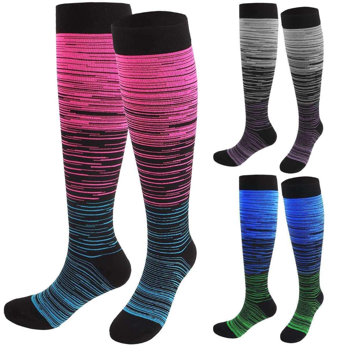 Plus Size Compression Socks Calf Sleeve Men Women Extra Wide 15-20mmHg 2XL-4XL