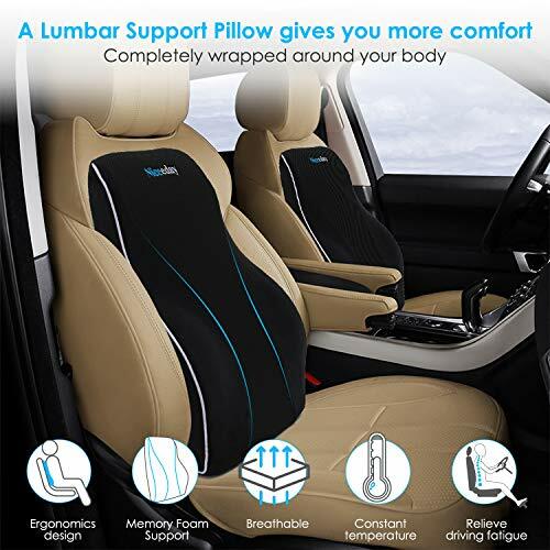 Lumbar Support Pillow for Office Chair Car Lumbar Pillow Lower Back Pain Relief