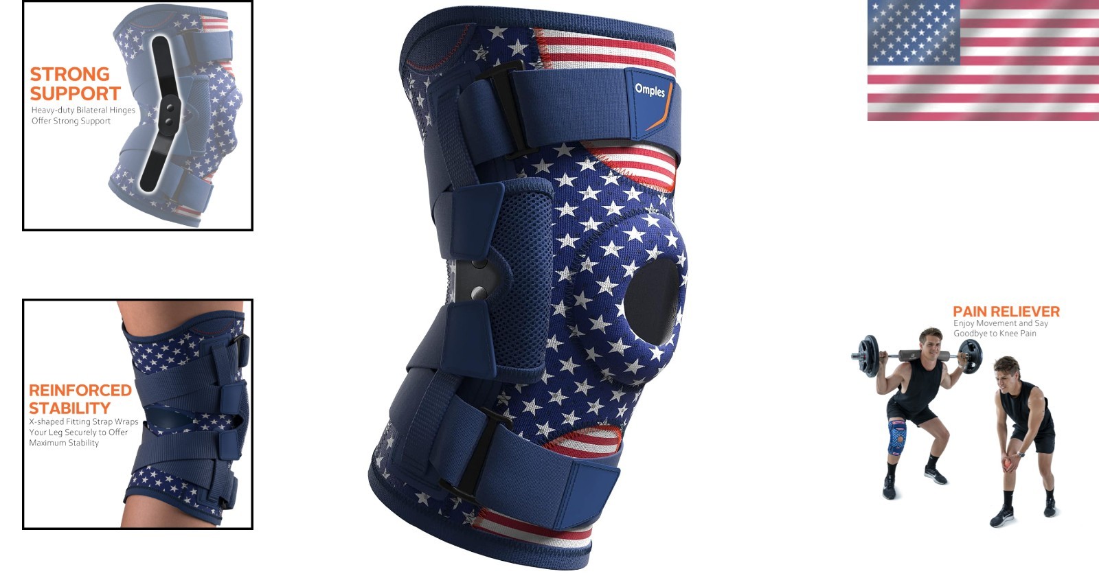 Knee Stabilizer Brace for Running & Working Out