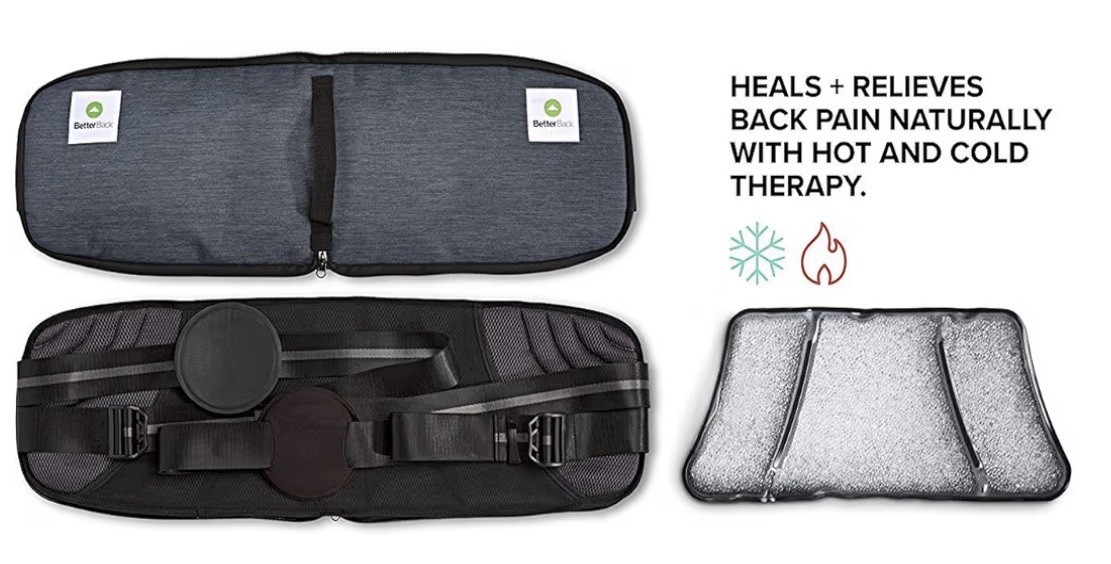Better Back Plus Therapy Lower Back Pain Relief Up To 55” Perfect Posture. New