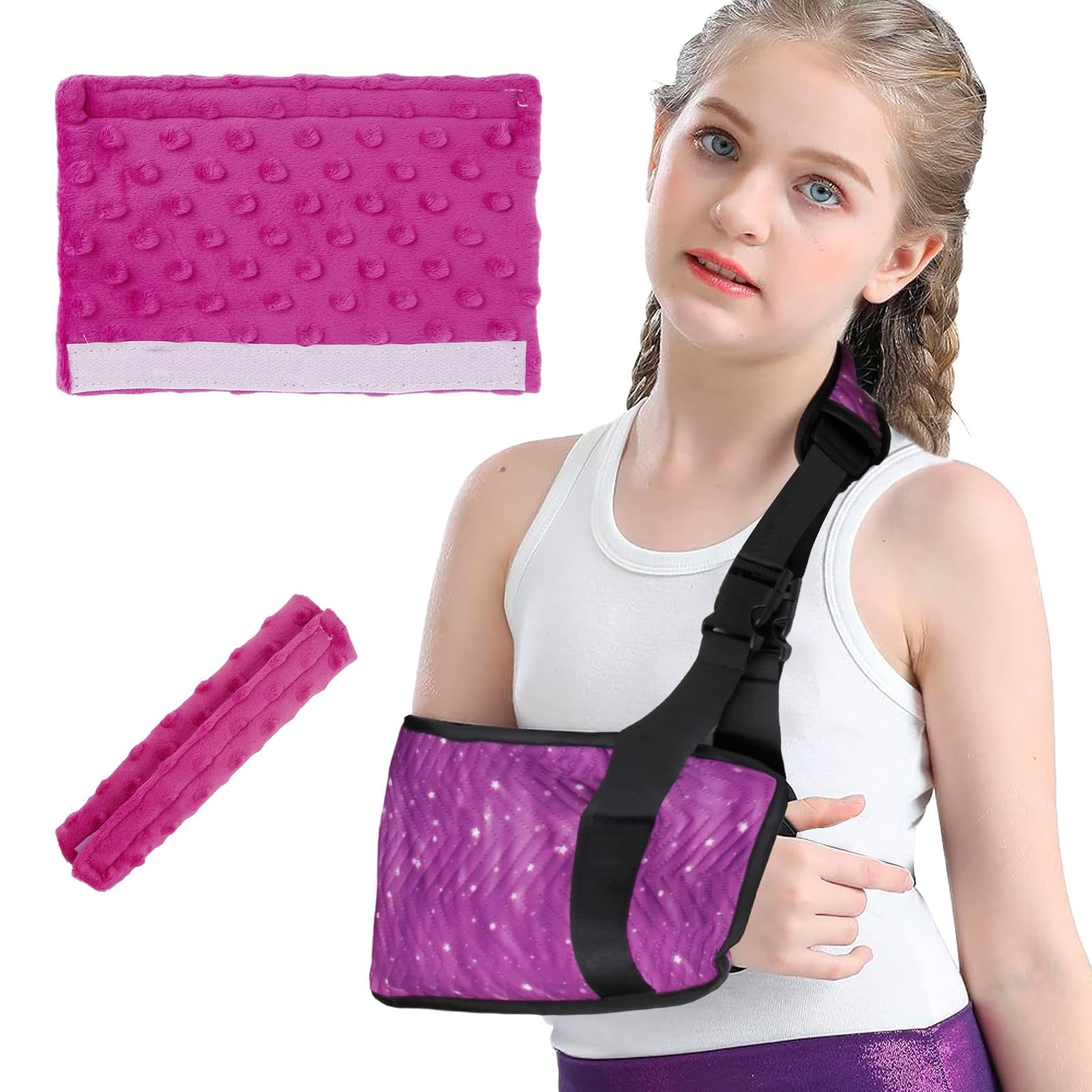 Kids Arm Sling for Shoulder Immobilizer Injury with Strap Cushions