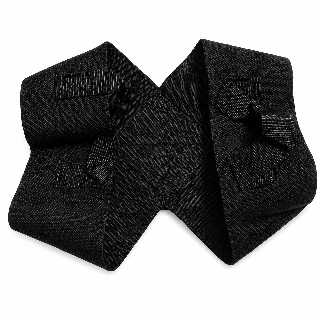 Unisex Elastic Posture Corrector Shoulder Back Brace Support Belt Black S/M