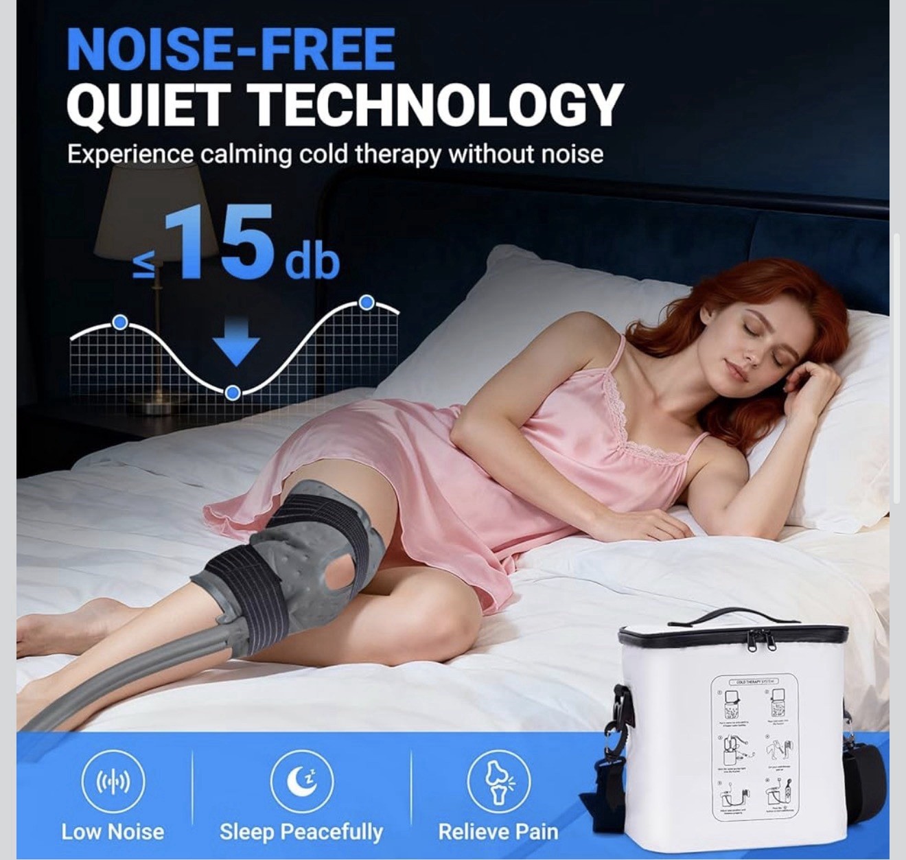 Cold Therapy Machine Knee Ice Therapy System Compression Pad Recovery