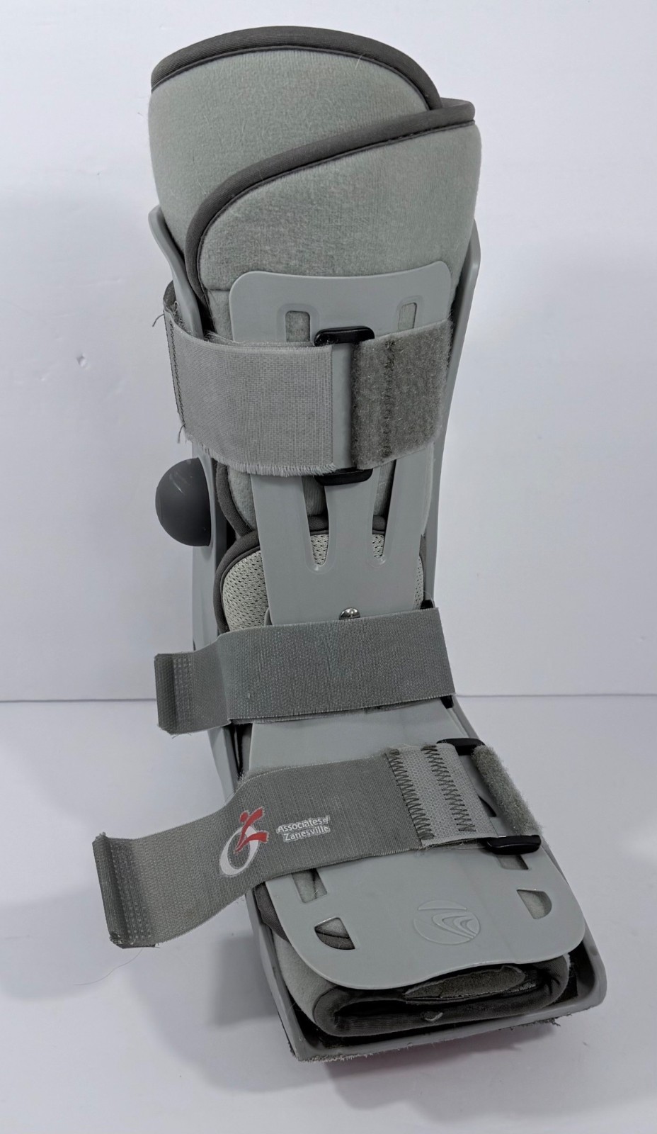 Breg Walker Genesis Mid-Calf Boot Size M Adjustable Straps Gray Orthopedic Suppo
