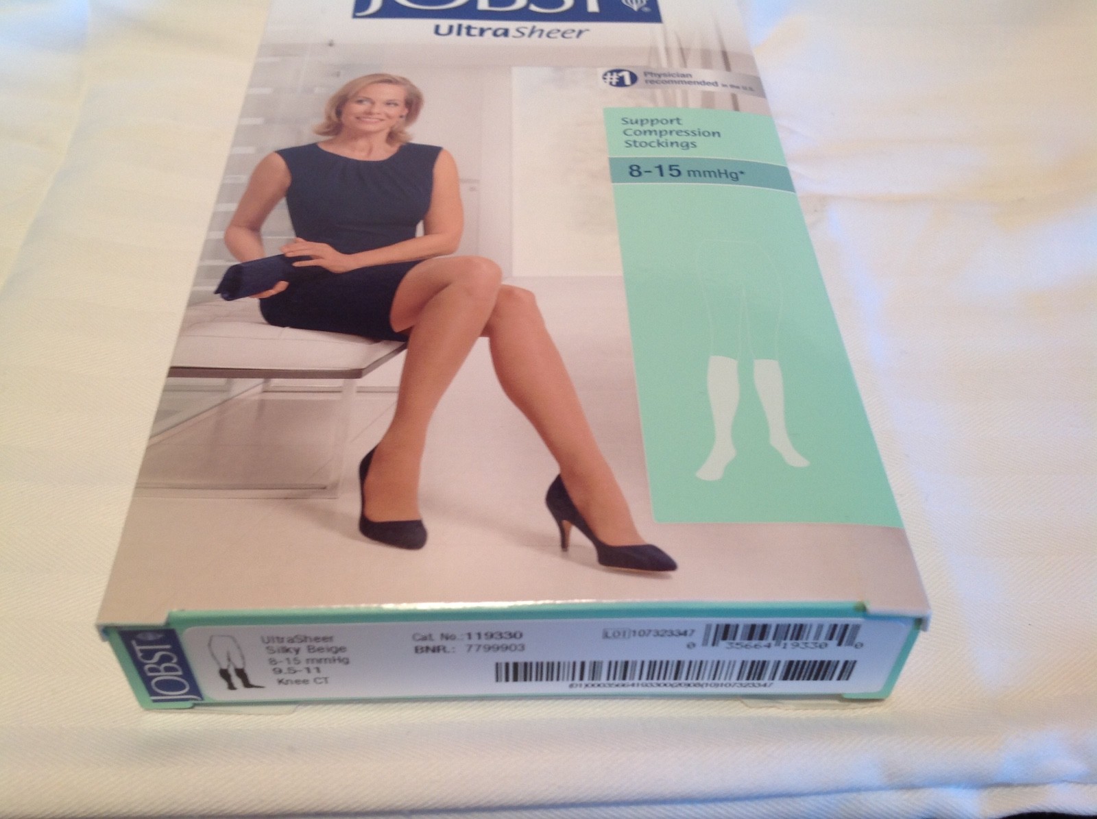 Jobst Women’s Ultrasheer Knee High Compression – Moderate -8-15mmHg You Choose S