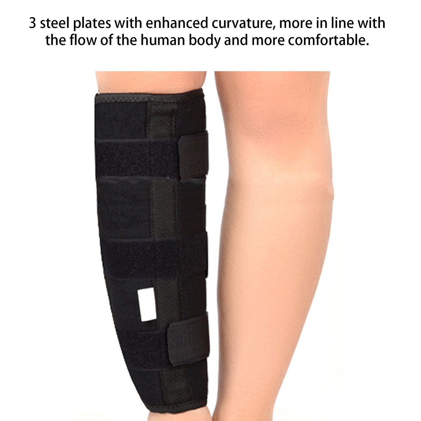 Shank Calf Fixed Stabilizer Splint Shank and Fibula Protector Tibia Strap L WT