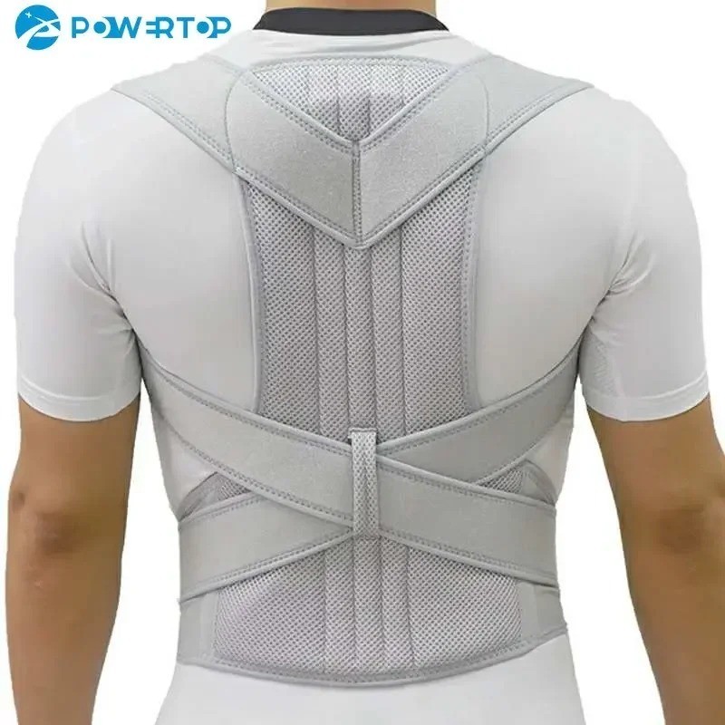 Adjustable Posture Corrector Low Back Support Shoulder Brace Belt for Men Women