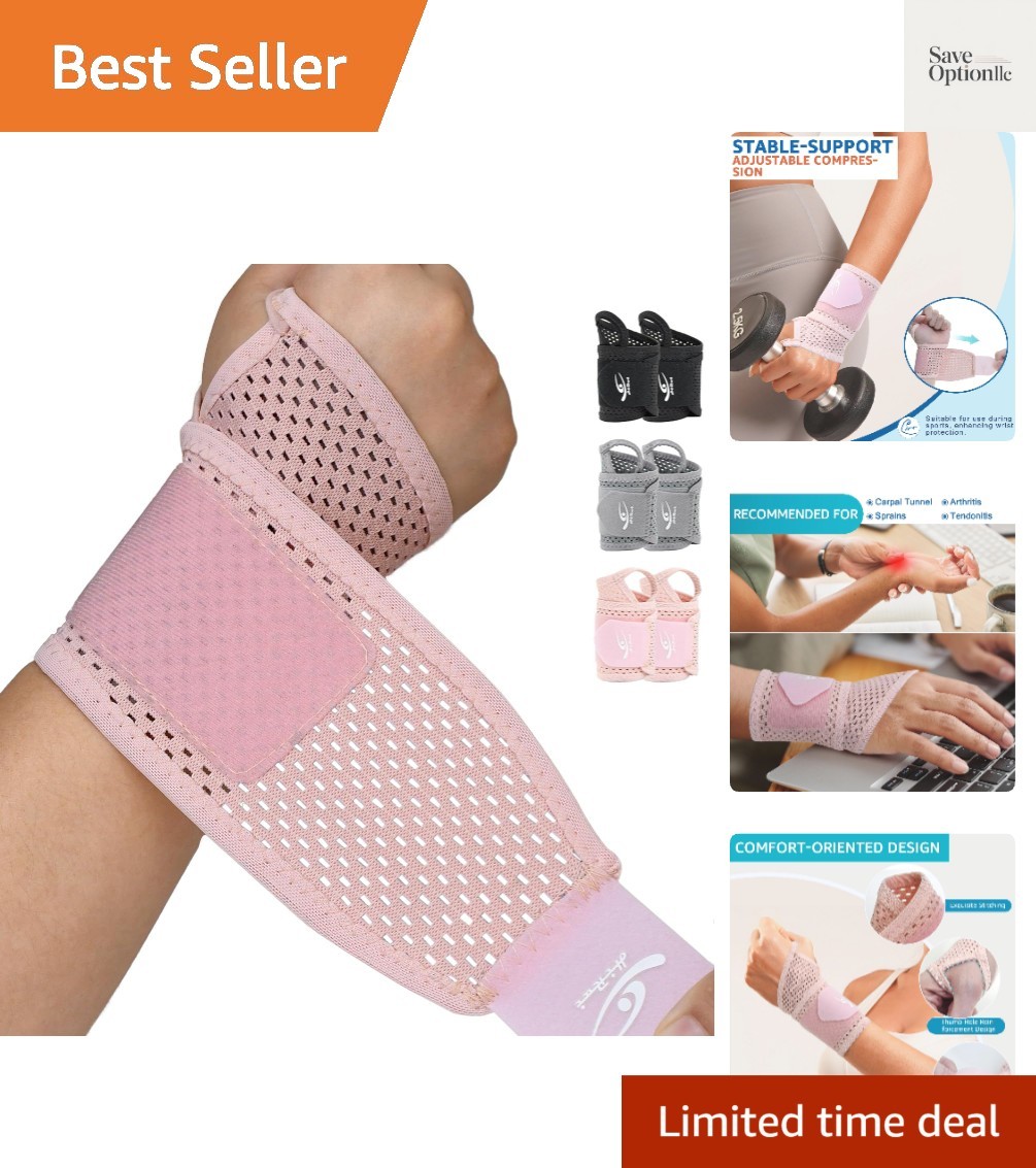 2-Pack Ultra-Thin Mesh – Breathable, Adjustable Wrist Support for Workouts & …