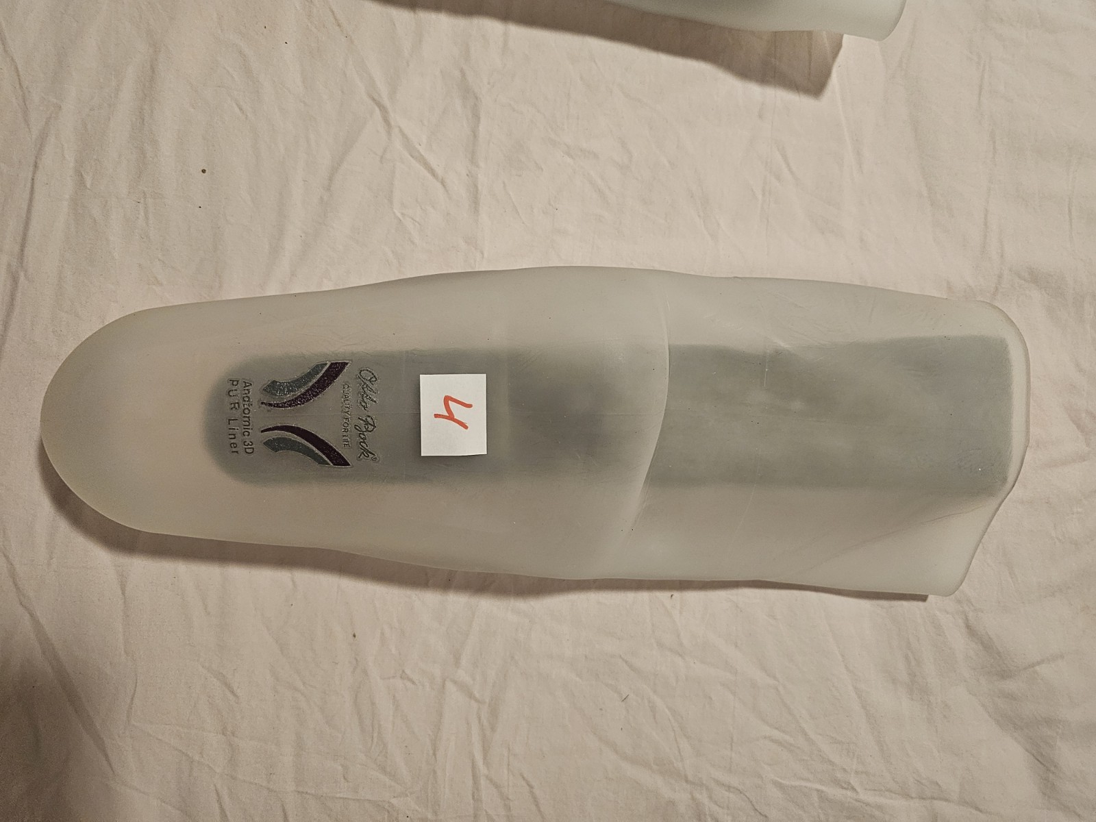 Otto bock Anatomic 3D PUR polyurethane prosthetic vacuum compatible bk Liner