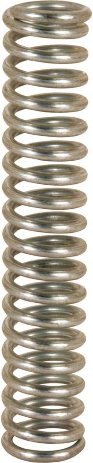Compact Nickel-Plated Compression Springs – 1/2 In. Diameter, 0.072 GA (2 Pack)