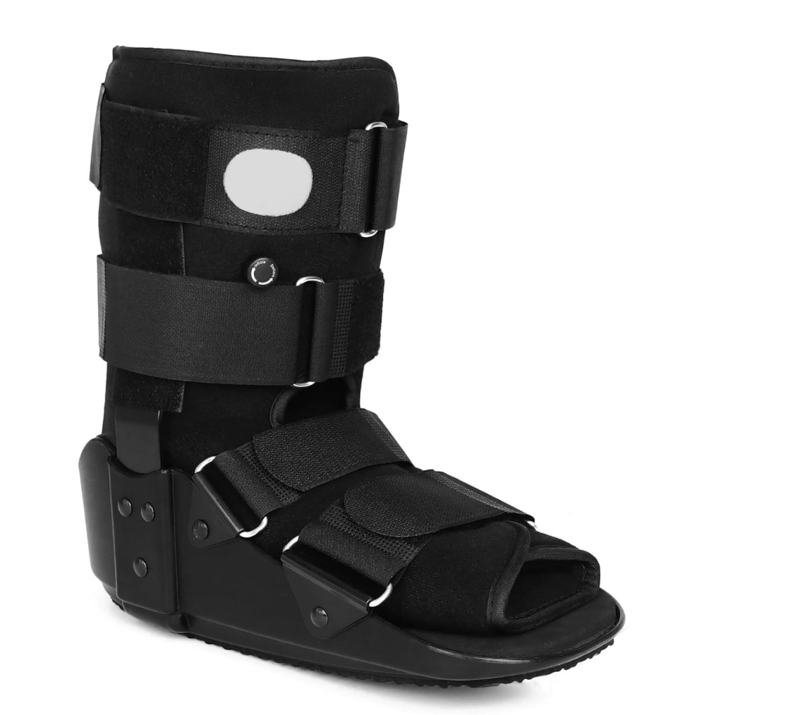 Medibot Walker Fracture Boot, Right Or Left Foot, Adult Size Small , Black, NEW!