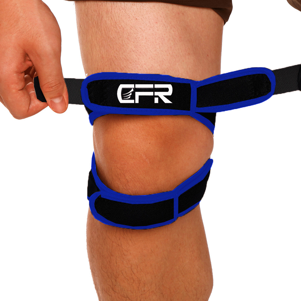 CFR Double Patella Knee Brace Adjustable Knee Support Sports Guard Compression