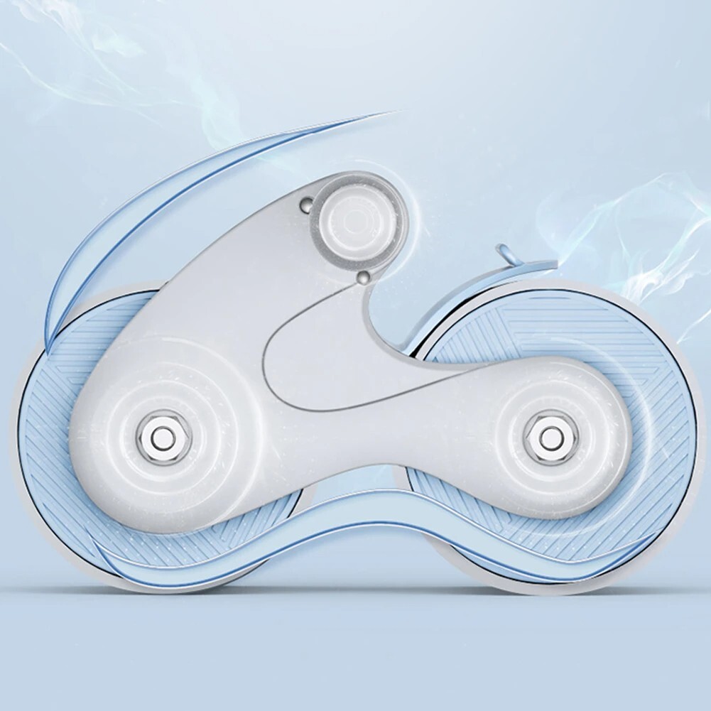 Double Wheel Abdominal Exerciser Women Men Automatic Rebound Ab Wheel Roller 