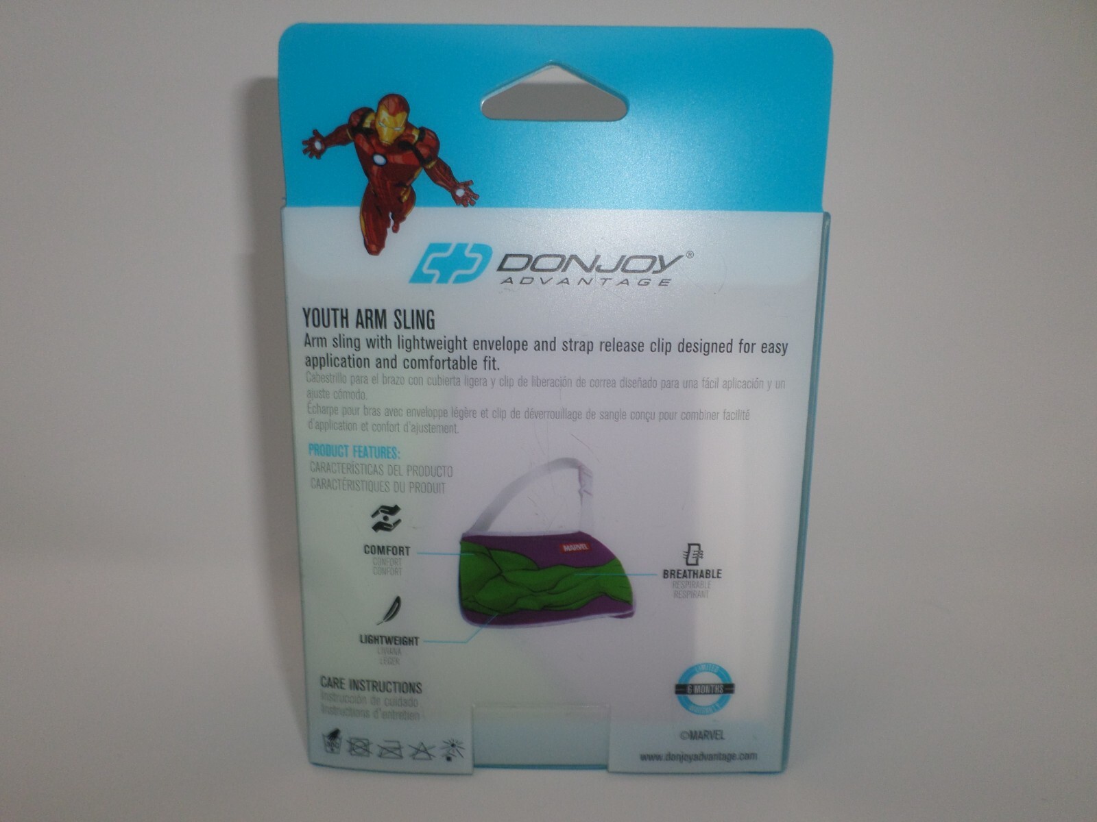 DonJoy Advantage Hulk Youth Arm Sling Mild Shoulder Breathable up to 11″