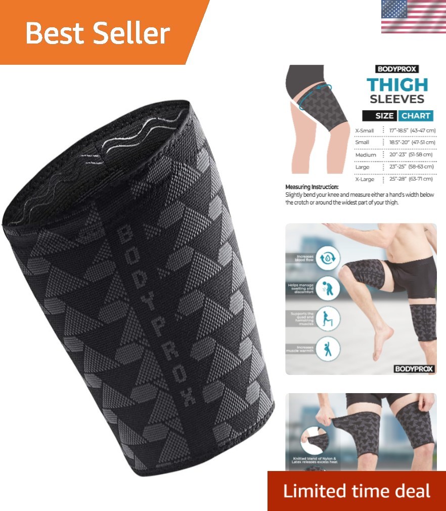 Thigh Compression Sleeve Pair – Extra Large Hamstring Support for Athletes