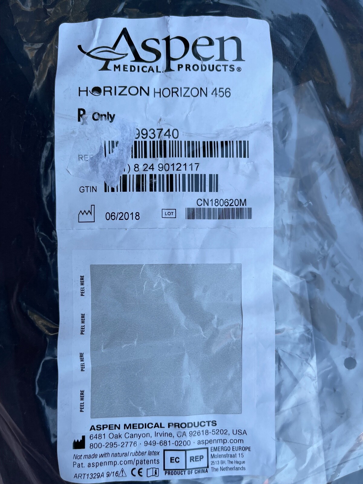 ASPEN Horizon 456 Adult One Size adj. Back Brace Sold as-pictured Good condition