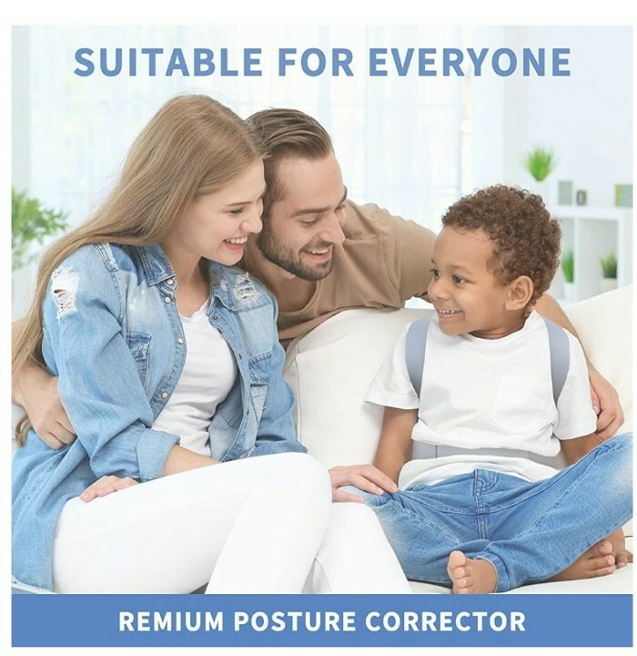 Posture Corrector For Men And Women Adjustable Upper Back Brace For Clavi