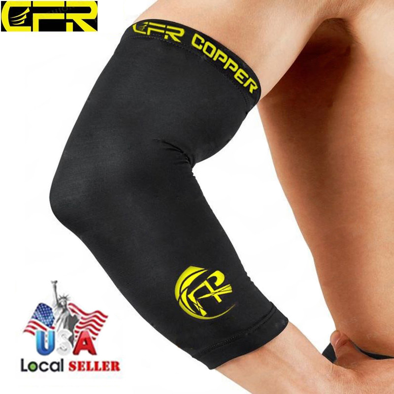 Copper CFR Knee Support Brace for Copper Elbow Compression Sleeve Kneecap Sports