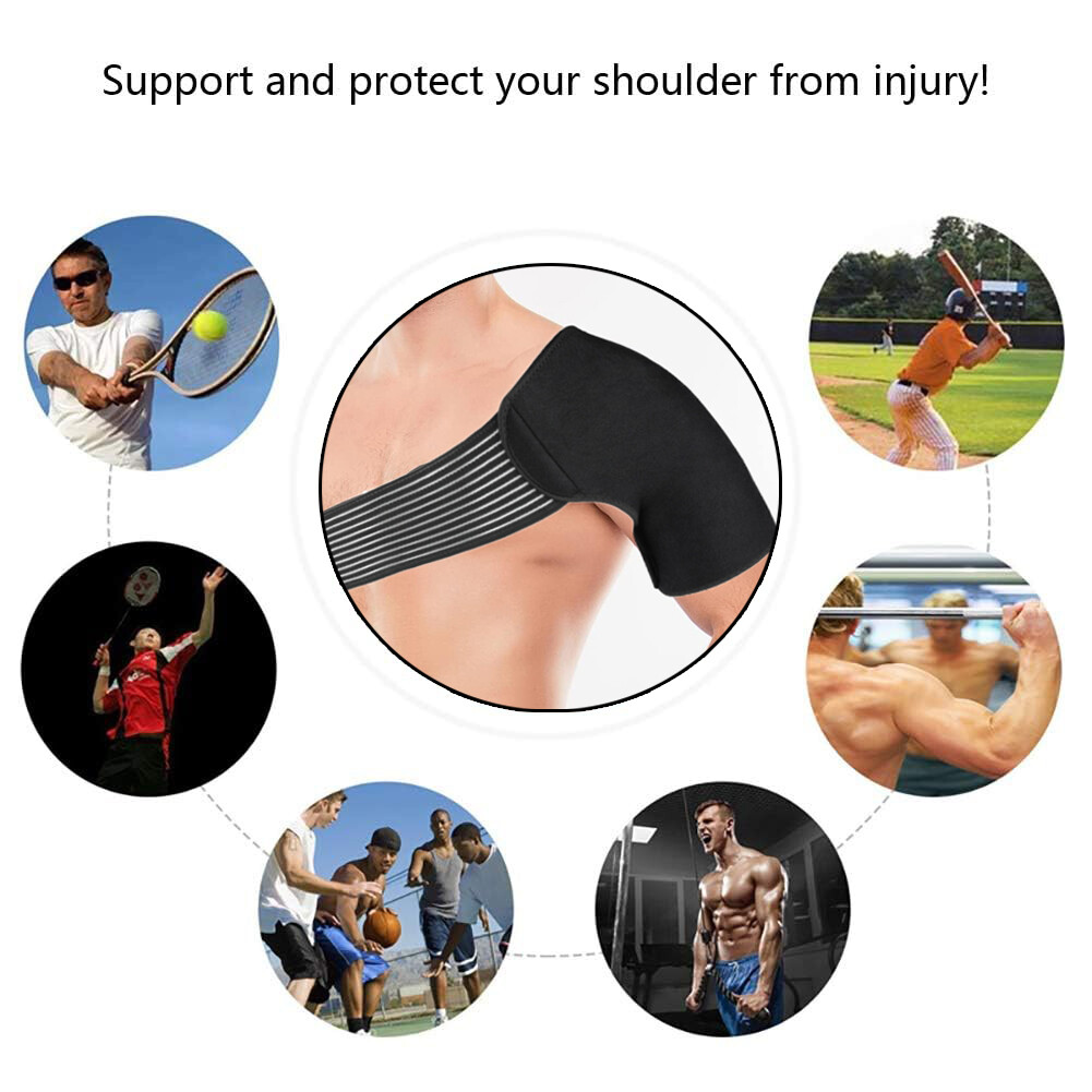 Shoulder Brace Support Compression Sleeve AC Torn Rotator Cuff Joint Pain Relief